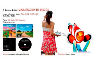 Diseño gráfico: maquetación de discos por Soraya García