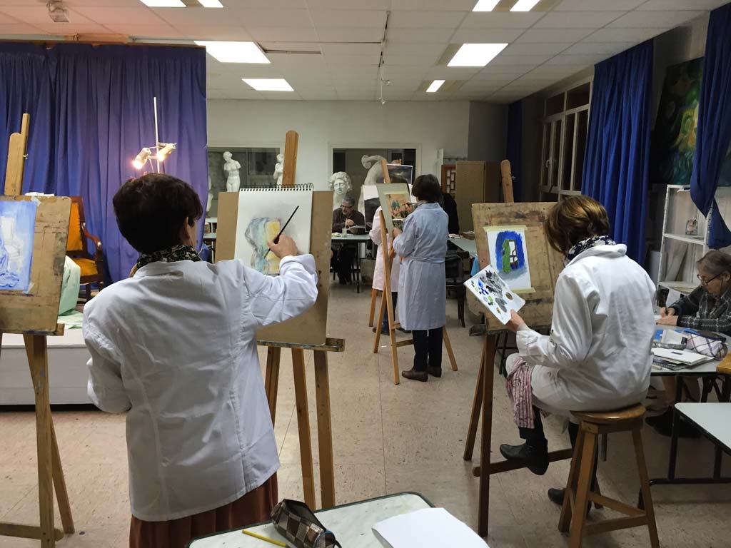 Exposición del taller de dibujo y pintura. Asociación Artística de Gipuzkoa