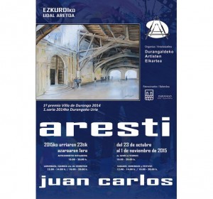 Juan Carlos Aresti. Exposición de acuarela en Durango