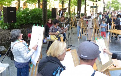 Arte Topaketak en la Plaza de Gipuzkoa, 2019