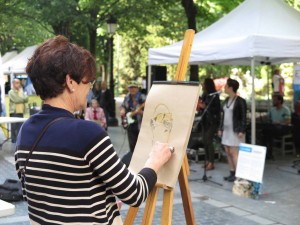 Fiesta del arte en la Plaza Gipuzkoa