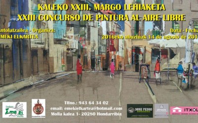 Concurso de pintura al aire libre EMEKI elkartea
