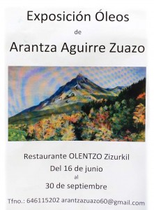 Exposiciones de Arantza Agirre Zuazo en septiembre