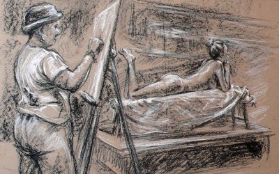 Manuel José García Pascual en Otzazki, Hondarribia