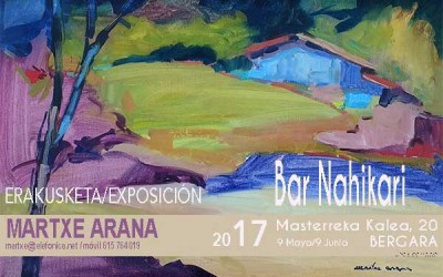 Martxe Arana en el Bar Nahikari de Bergara