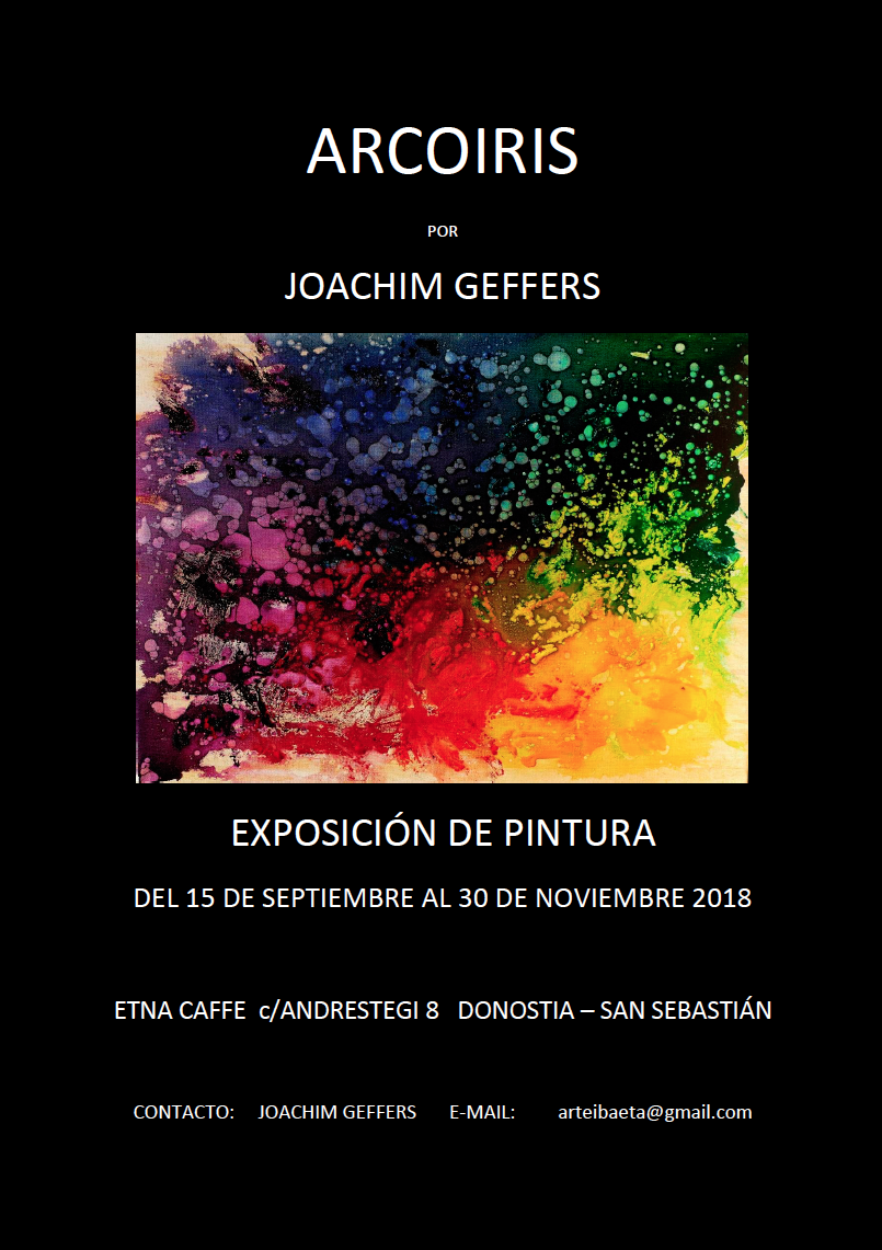 Nueva exposición de Joachim Geffers