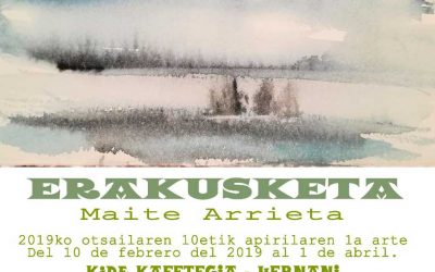 Maite Arrieta en Kide Kafetegia