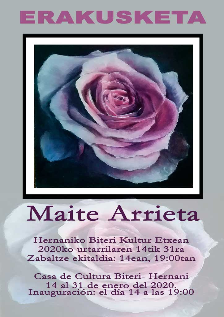 Maite Arrieta en Biteri Kultur Etxea de Hernani