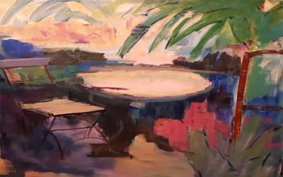 Master Class de pintura con Martxe Arana