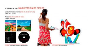 Diseño gráfico: maquetación de discos por Soraya García
