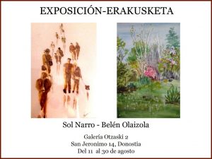 2020 08 expo Sol Narro y Belén Olaizola
