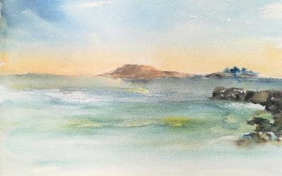 Maite Arrieta en el Hall de la Artística