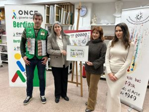 Cupón de la ONCE 75 aniversario de la AAG-GAE