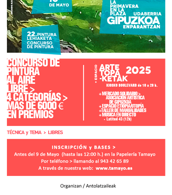 ARTE TOPAKETAK 2025